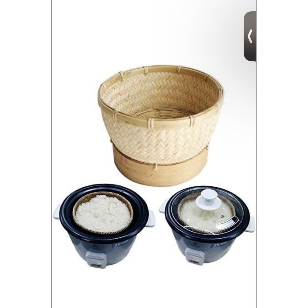Bamboo Insert Rice Cooker Crockpot Basket For Make Delicious sticky rice